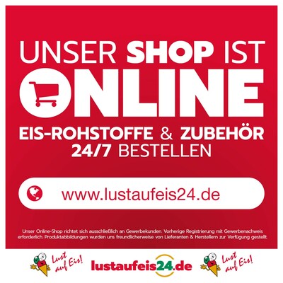 Der Lust auf Eis - Onlineshop ist da!