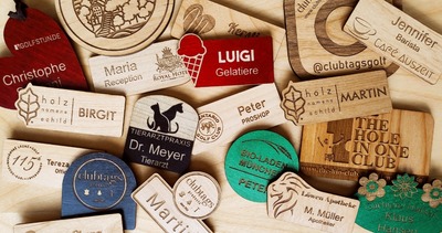 Individuelle Namensschilder aus Holz - ein norddeutsches Startup macht´s möglich!